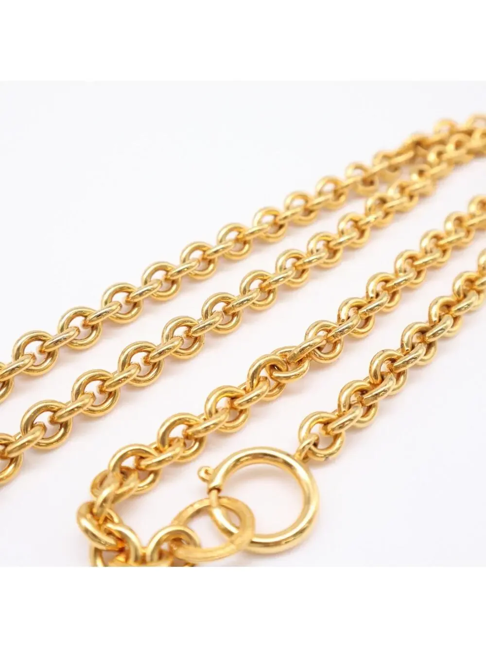 Chanel Cc Logo Heart Pendant Necklace #299522C88B